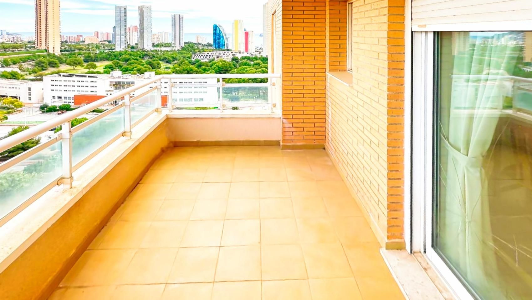 Terrace of Flat for sale in Benidorm  with Air Conditioner, Heating and Private garden
