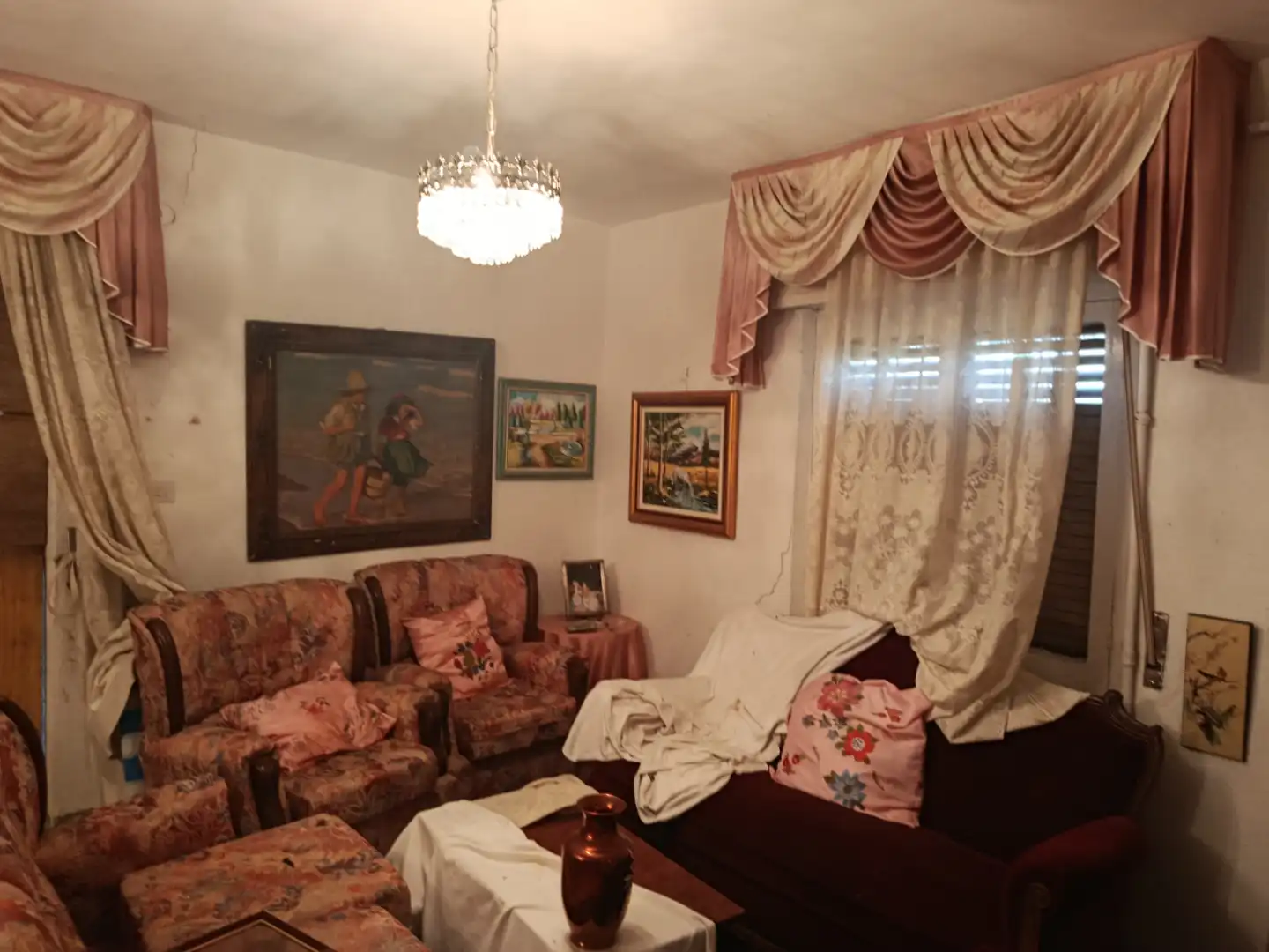 Living room of Houses for sale in Cevico de la Torre  with Heating, Furnished and Oven