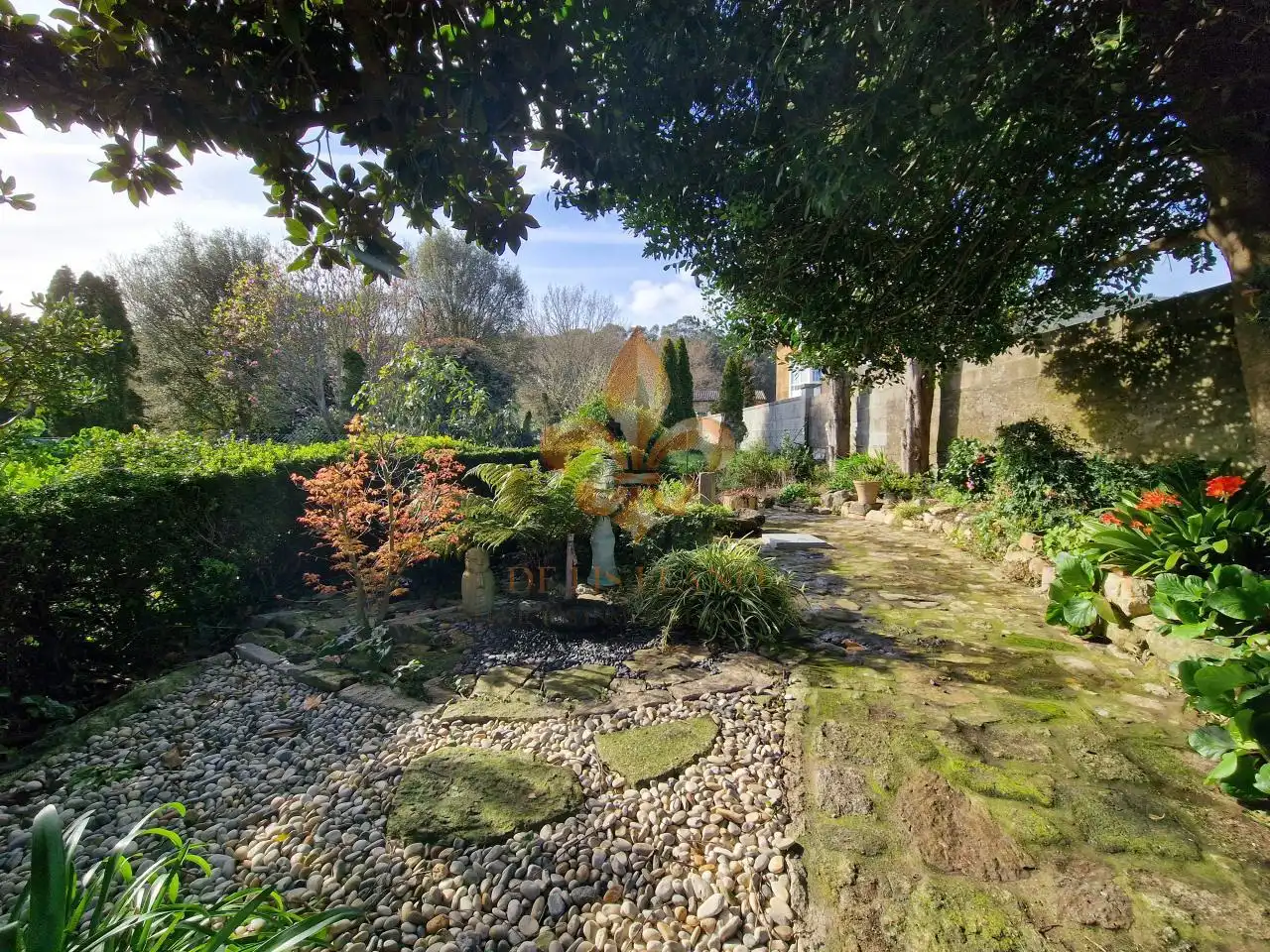 Jardí de Casa o xalet en venda en O Rosal   amb Calefacció, Jardí privat i Terrassa