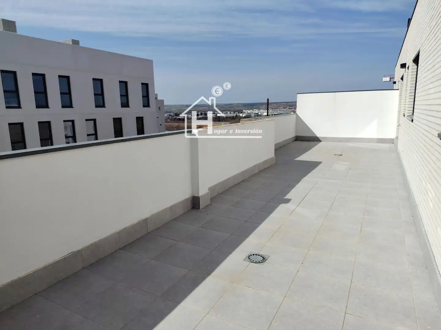Terraza de Ático de alquiler en Guadalajara con Aire acondicionado, Calefacción y Terraza