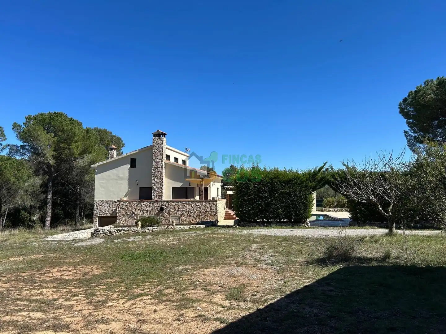 Exterior view of Houses for sale in Pontons  with Private garden, Terrace and Swimming Pool