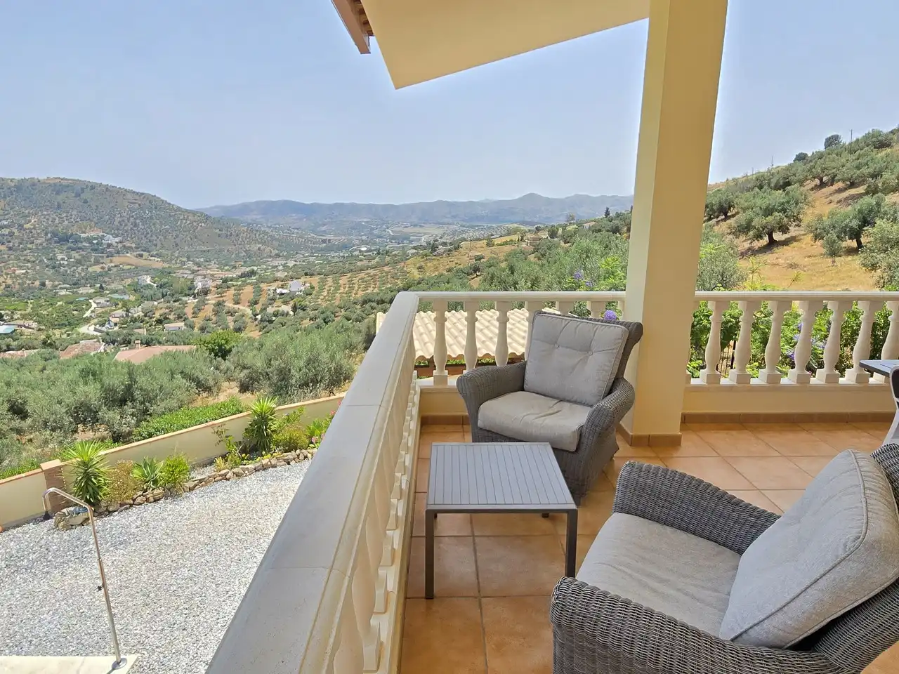 Terrace of Houses for sale in Alcaucín  with Air Conditioner, Terrace and Swimming Pool