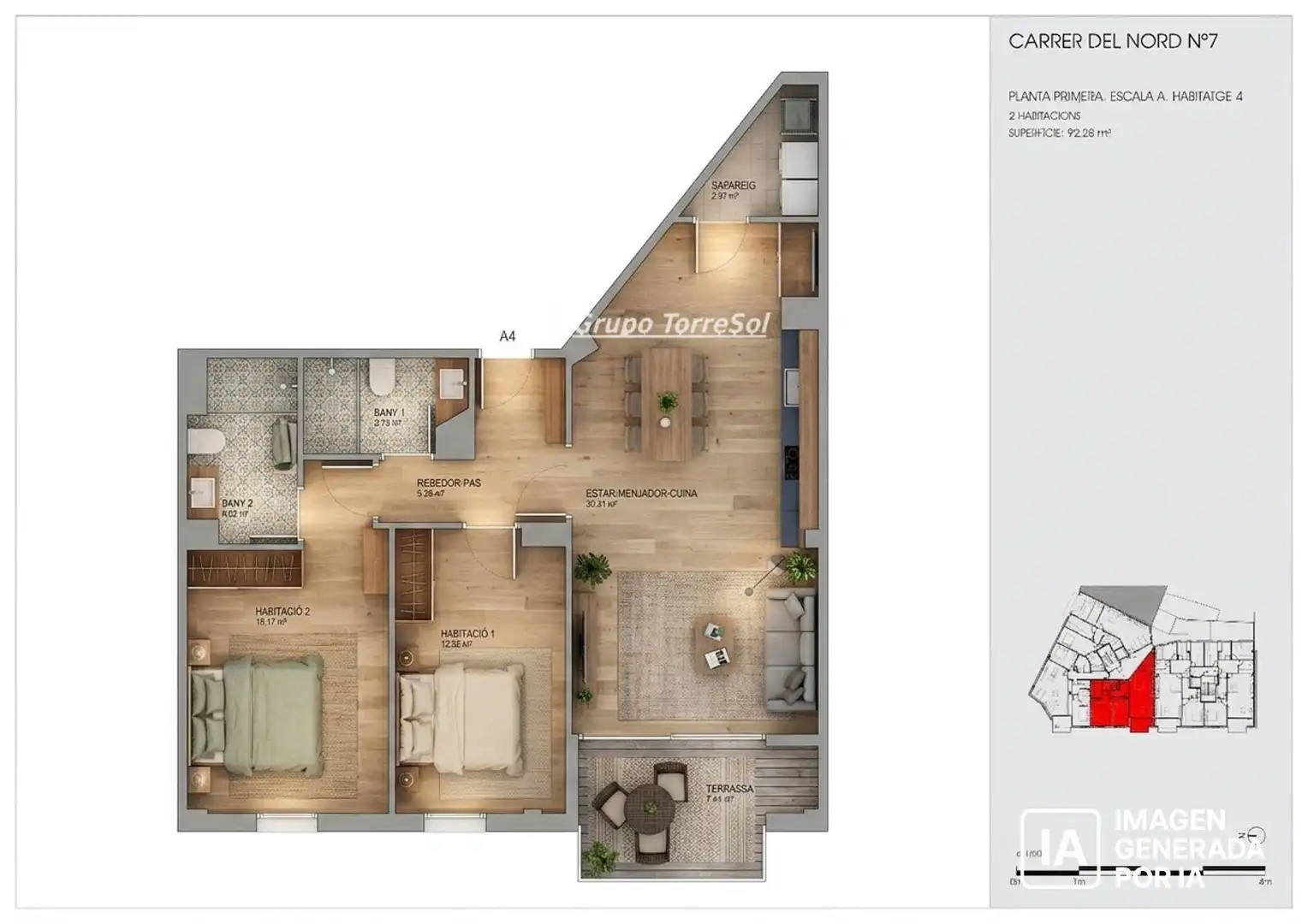Pis en venda a del Nord, Centre