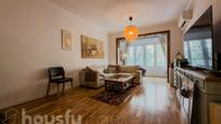 Living room of Flat for sale in  Barcelona Capital  with Air Conditioner, Heating and Parquet flooring