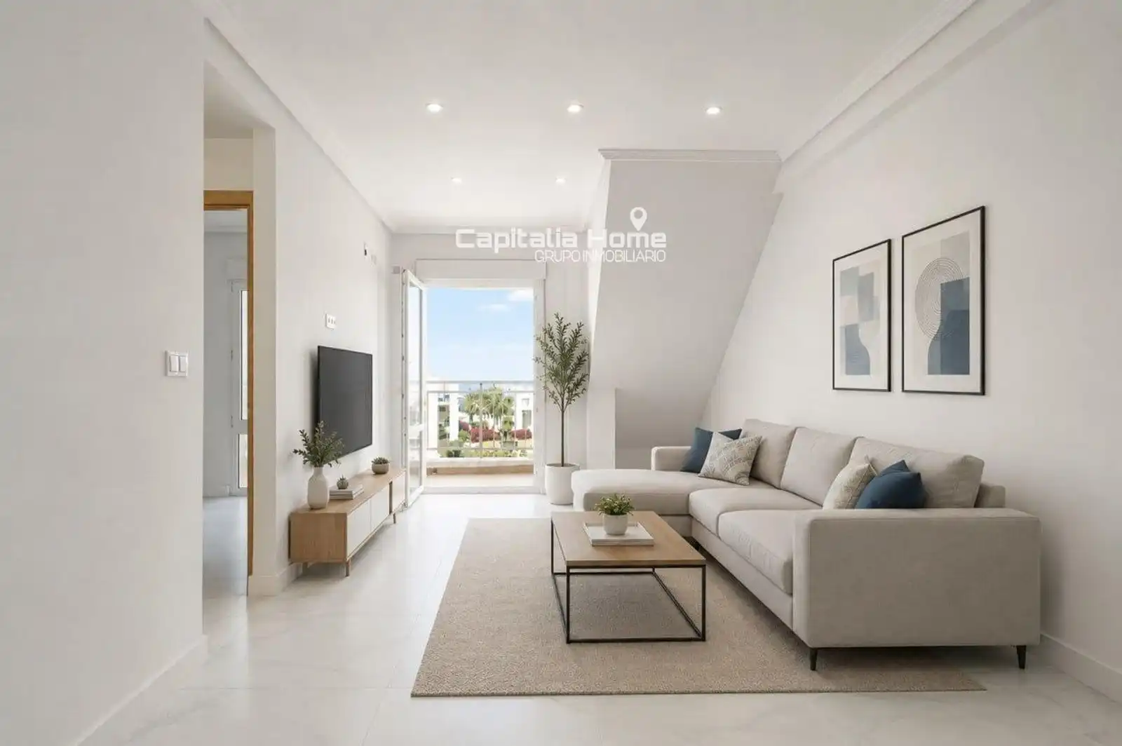 Sala de estar de Ático en venta en Orihuela con Aire acondicionado, Calefacción y Terraza