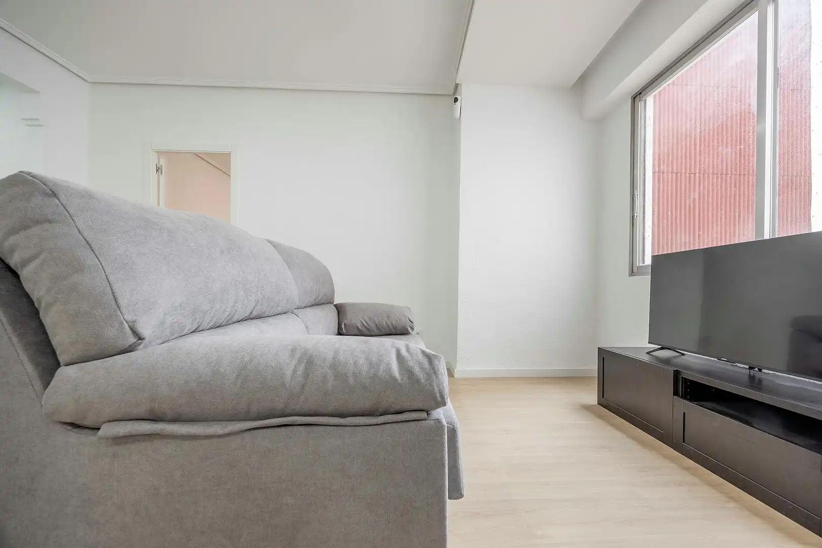Living room of Flat for share in Valencia  with Air Conditioner, Heating and Furnished