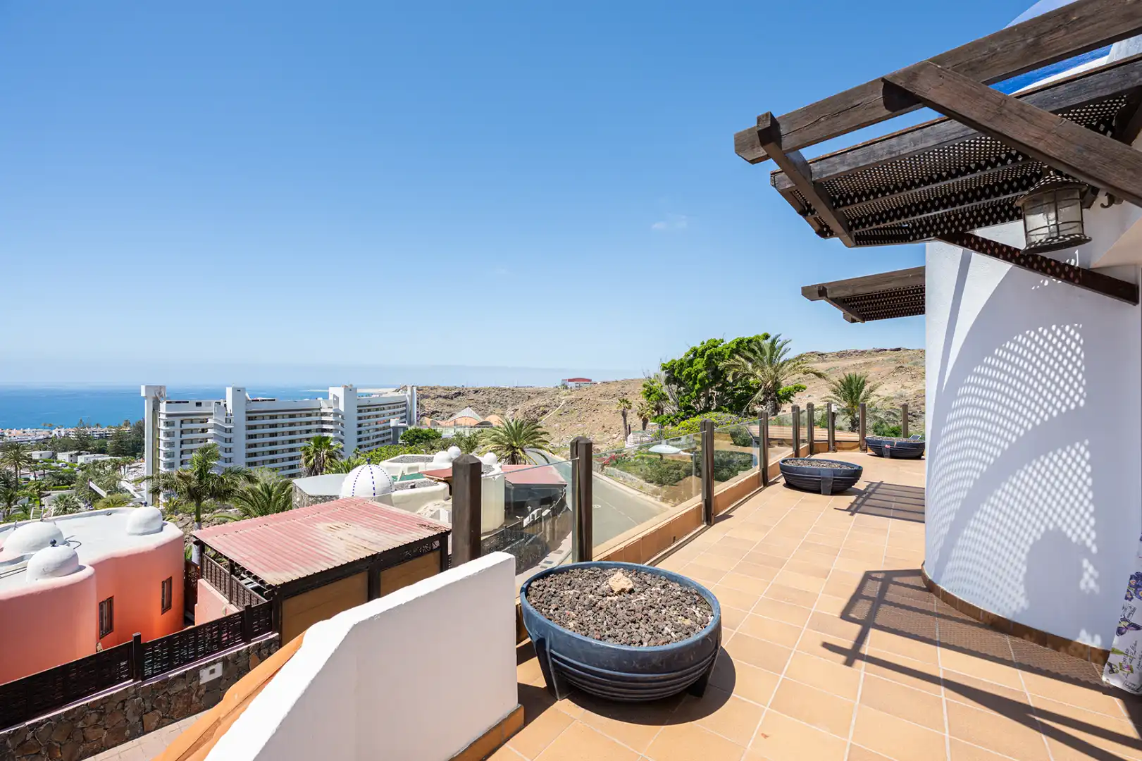 Terraza de Casa o chalet en venta en San Bartolomé de Tirajana con Aire acondicionado, Jardín privado y Terraza