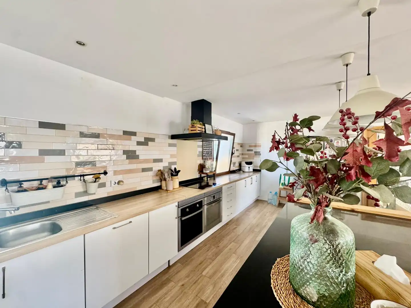 Küche von Haus oder Chalet zum Verkauf in Mijas mit Klimaanlage, Privatgarten und Terrasse