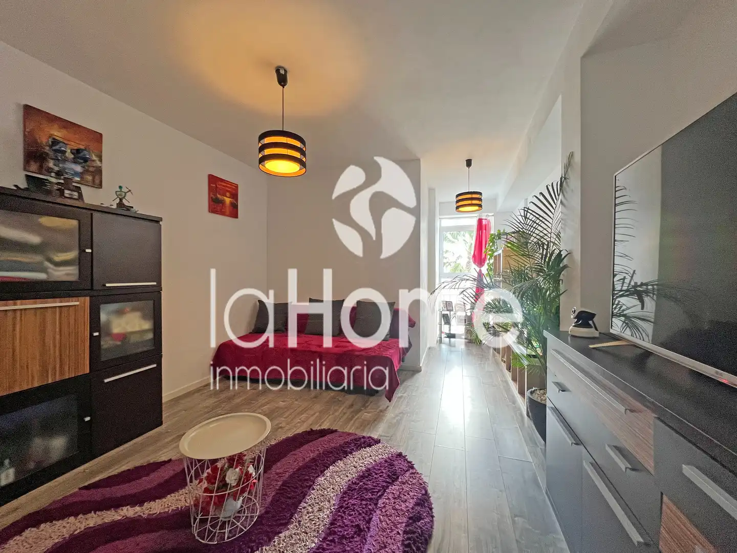 Wohnzimmer von Wohnung zum Verkauf in La Pobla de Vallbona mit Klimaanlage, Heizung und Parkett