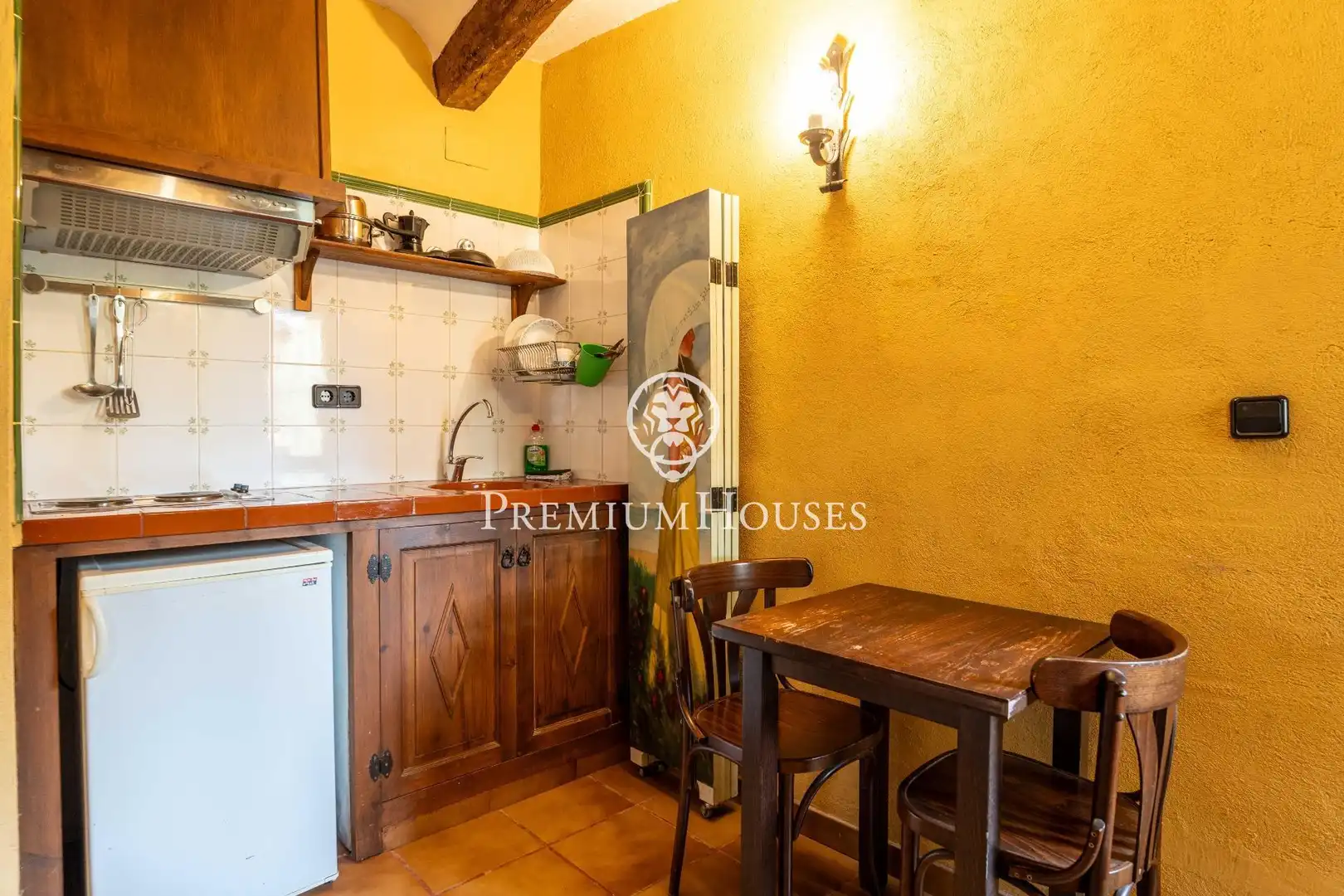 Cocina de Finca rústica en venta en Montblanc con Calefacción, Jardín privado y Terraza