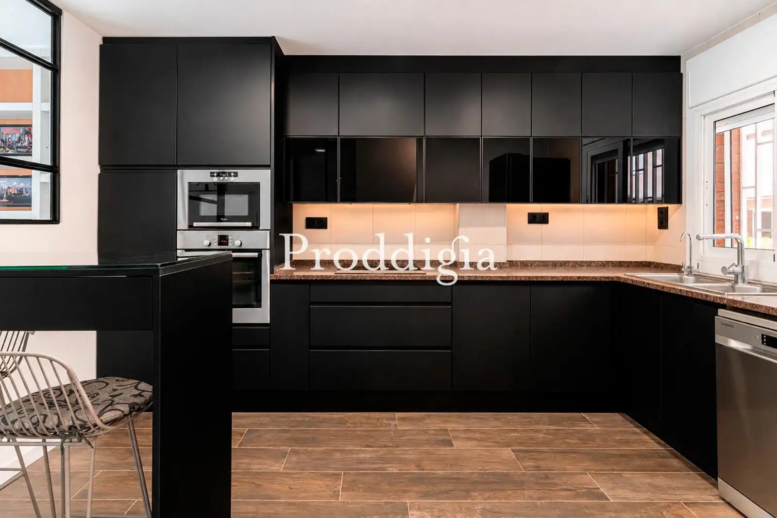 Cocina de Casa adosada en venta en Sant Cugat del Vallès con Terraza, Piscina y Piscina comunitaria