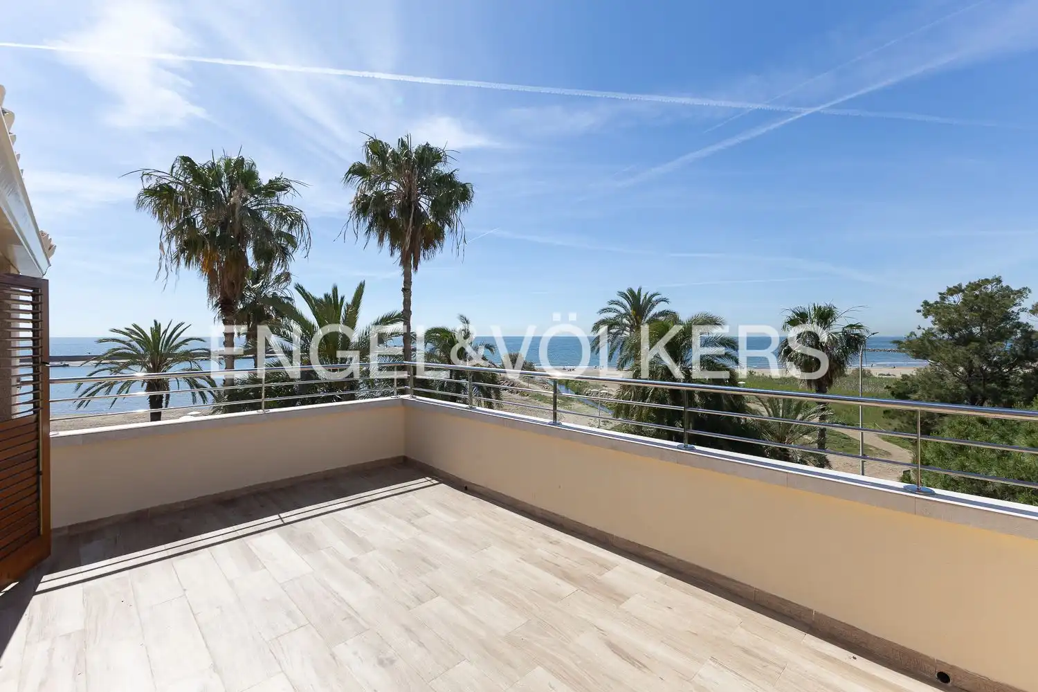 Terraza de Casa o chalet de alquiler en La Pobla de Farnals con Aire acondicionado, Calefacción y Jardín privado