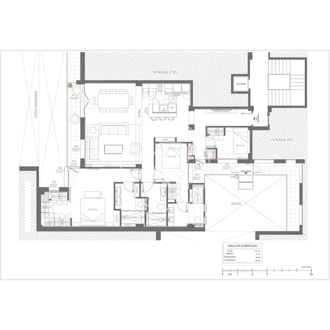 Wohnung zum Verkauf in Madrid mit Klimaanlage, Heizung und Terrasse