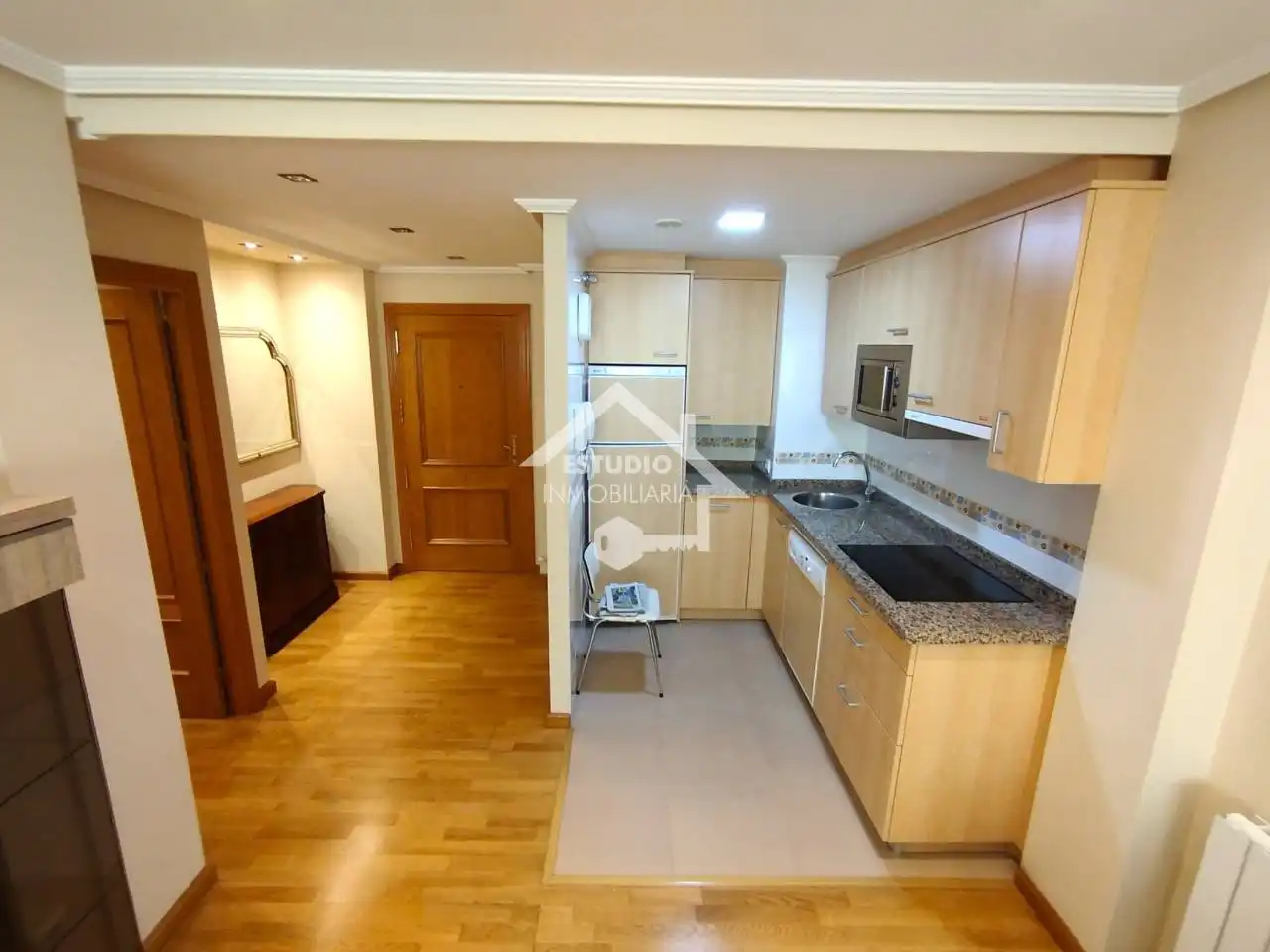 Küche von Wohnung zum Verkauf in Oyón-Oion mit Heizung, Abstellraum und Balkon