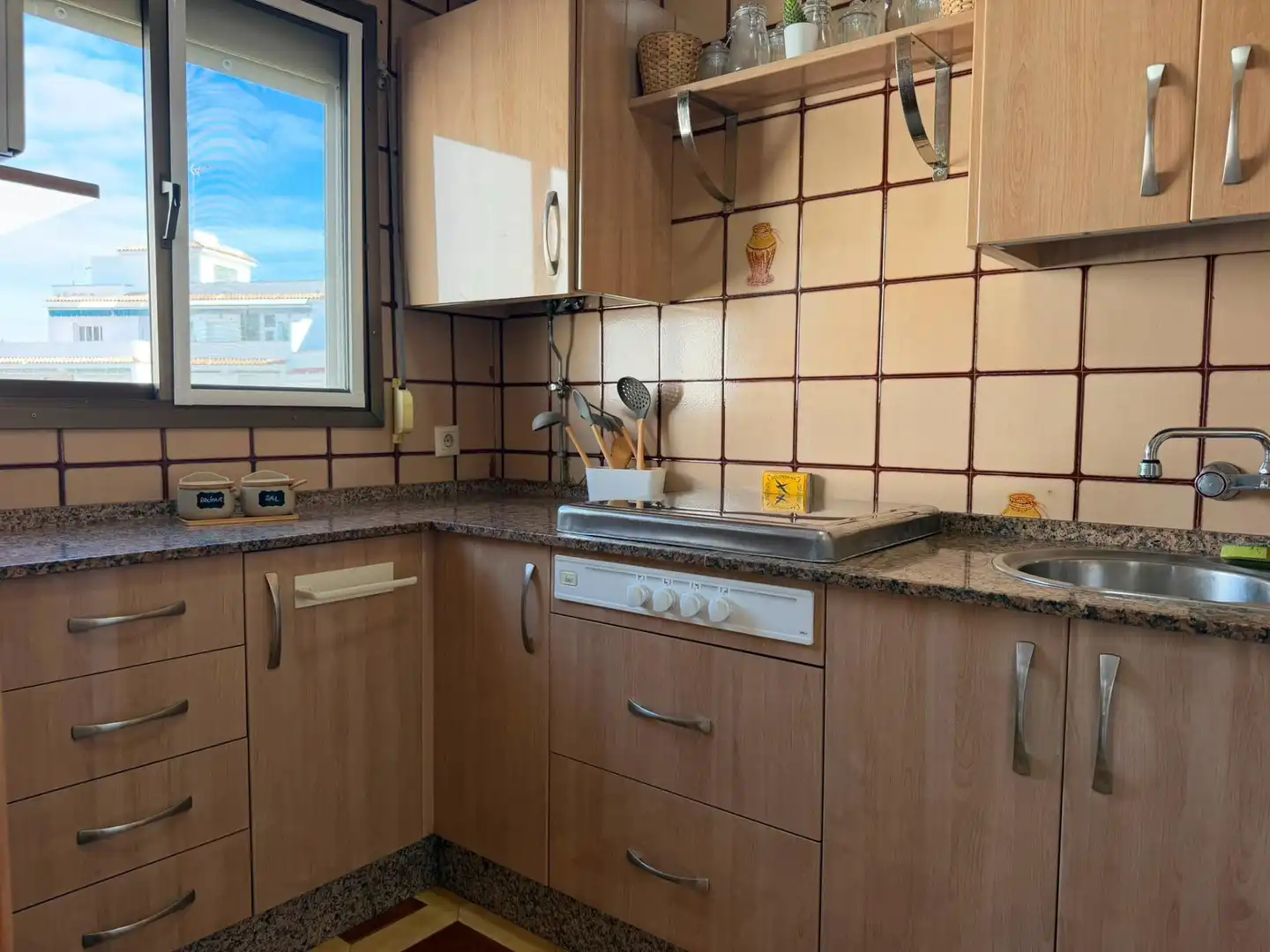 Kitchen of Flat for sale in Chipiona  with Terrace, Storage room and Furnished