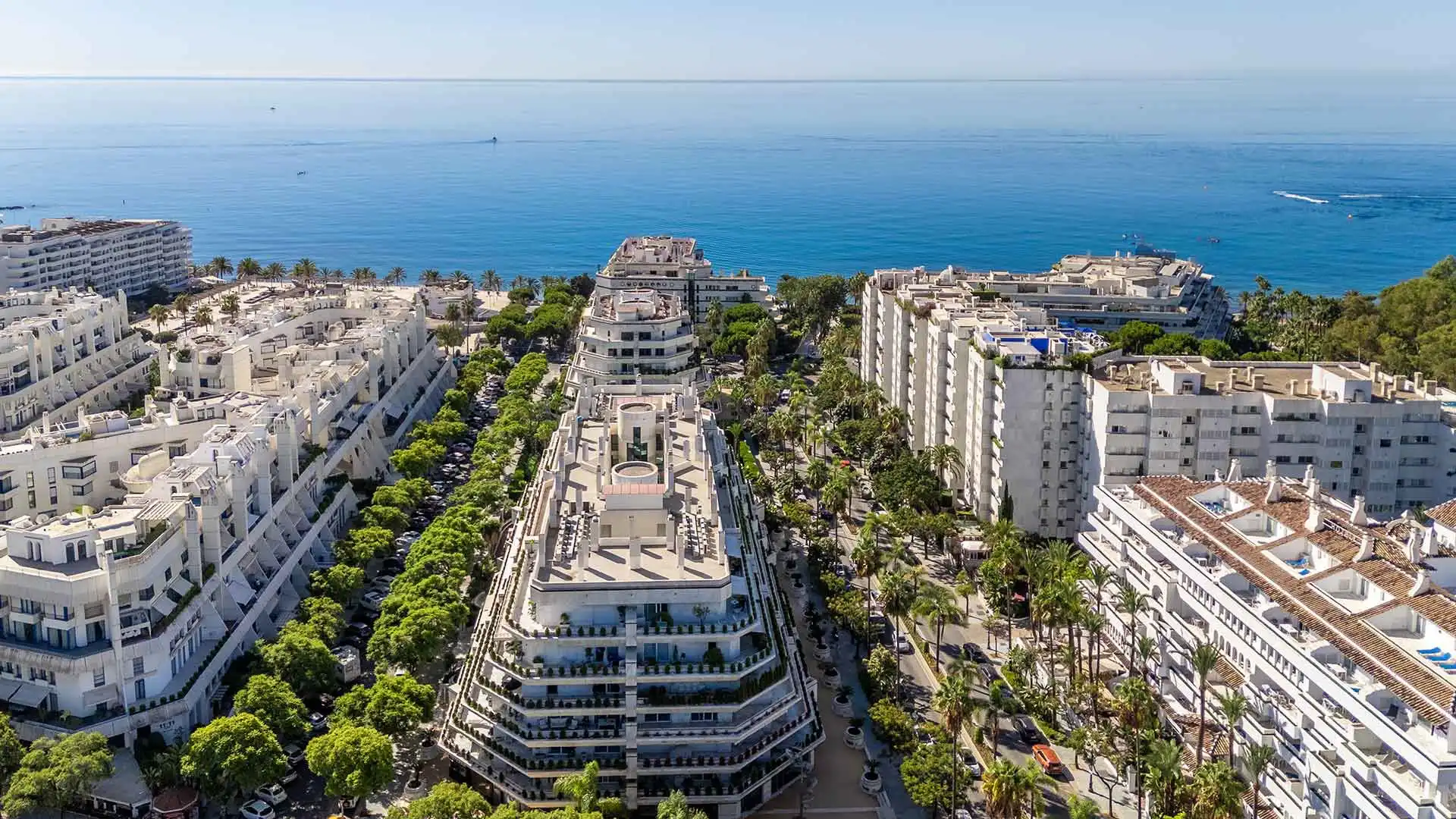 Vista exterior de Apartamento en venta en Marbella con Aire acondicionado, Terraza y Trastero