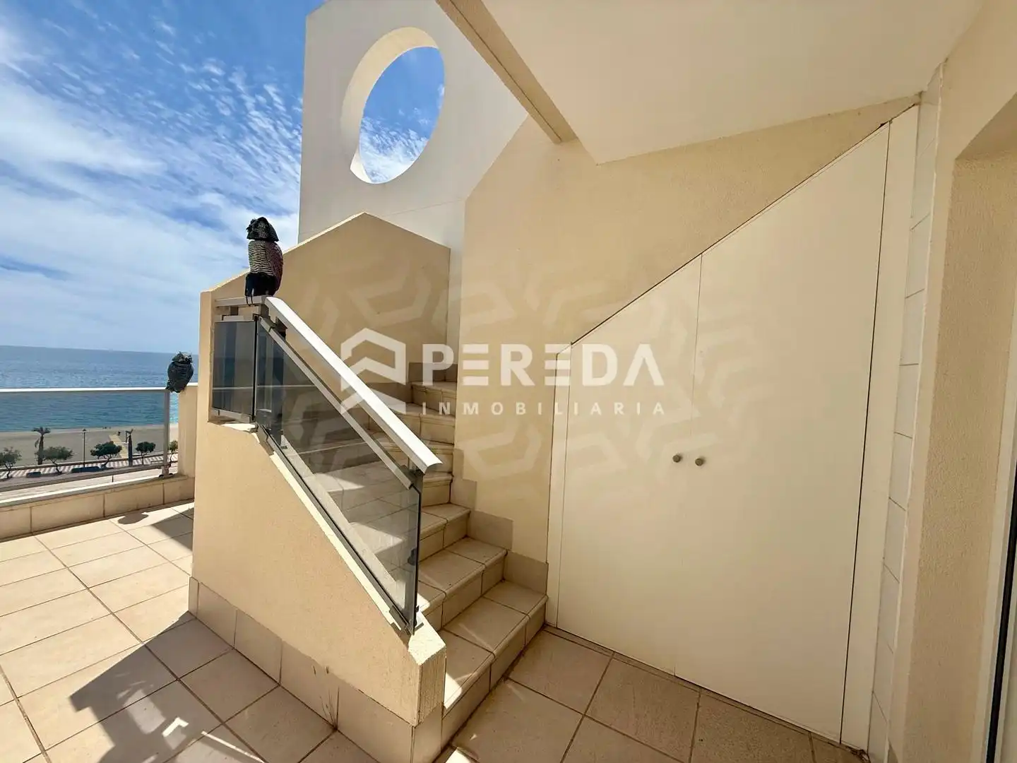 Terrasse von Dachboden zum Verkauf in Roquetas de Mar mit Terrasse und Gemeinschaftspool
