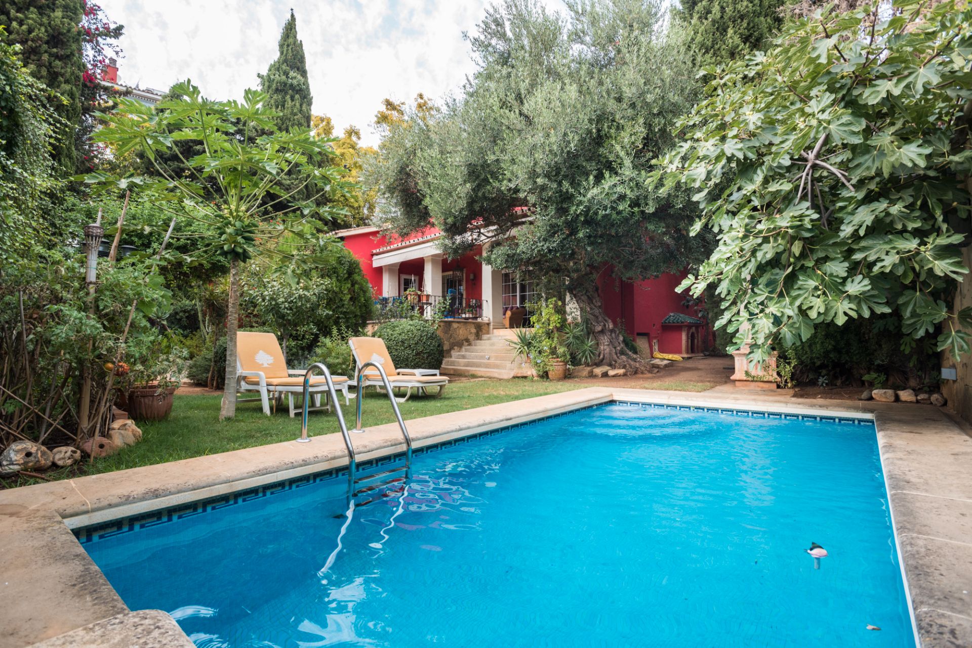 Jardí de Casa o xalet en venda en Marbella amb Aire condicionat, Jardí privat i Terrassa