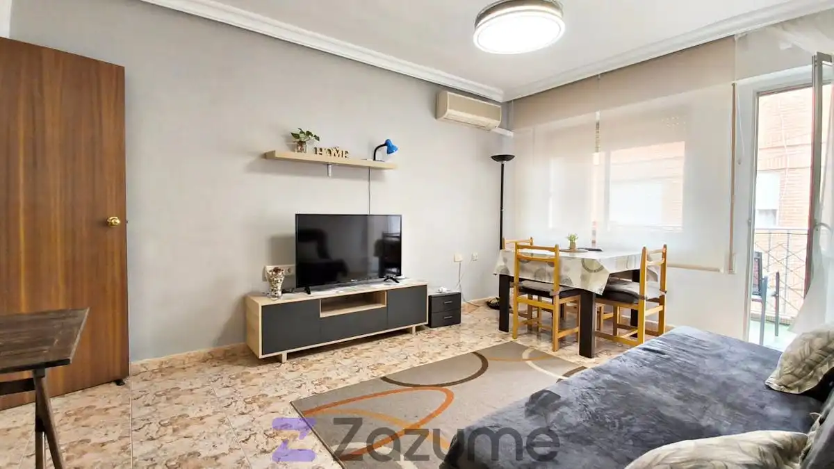Living room of Flat for rent in Mazarrón  with Air Conditioner, Terrace and Furnished