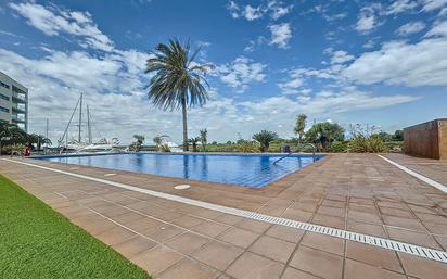 Swimming pool of Flat for sale in Roses