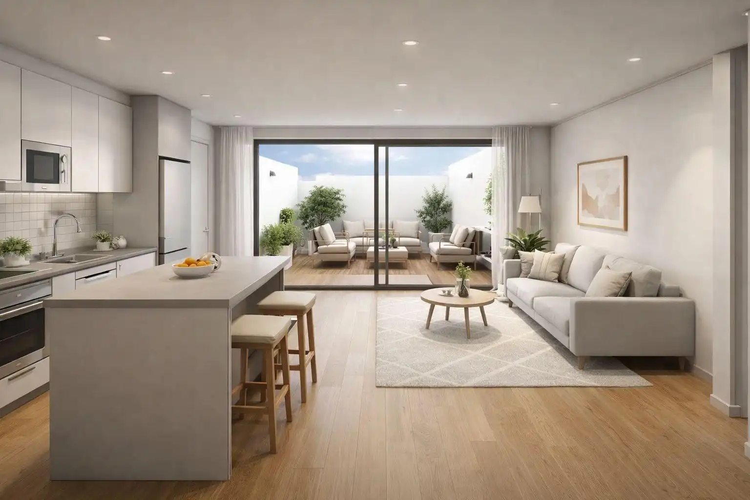 Living room of Ground floor for sale in Dos Hermanas  with Air Conditioner and Terrace