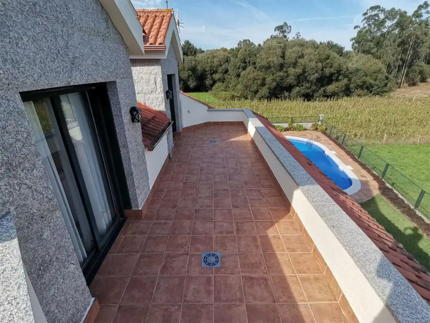Terrassa de Casa o xalet en venda en Tomiño amb Piscina i Balcó