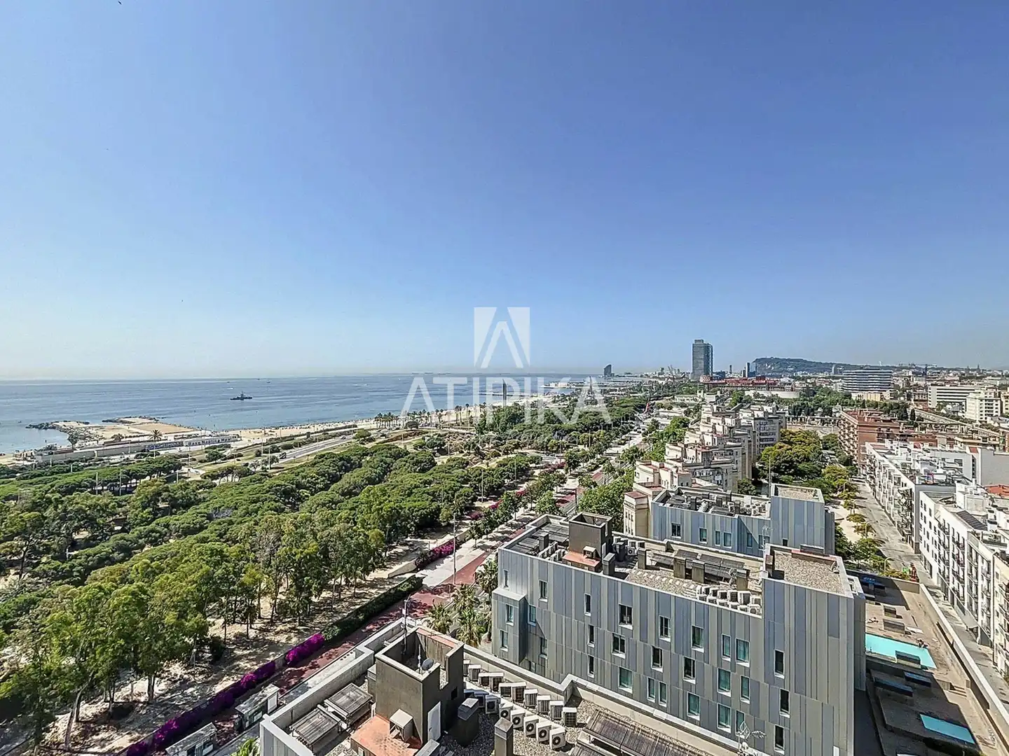 Vista exterior de Ático en venta en Barcelona con Aire acondicionado, Parquet y Terraza