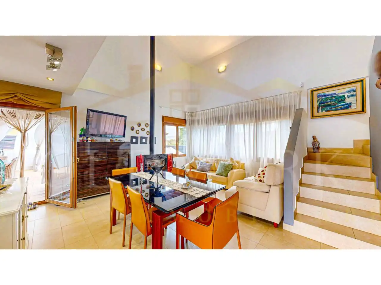 Sala de estar de Casa o chalet en venta en El Vendrell con Aire acondicionado, Calefacción y Jardín privado