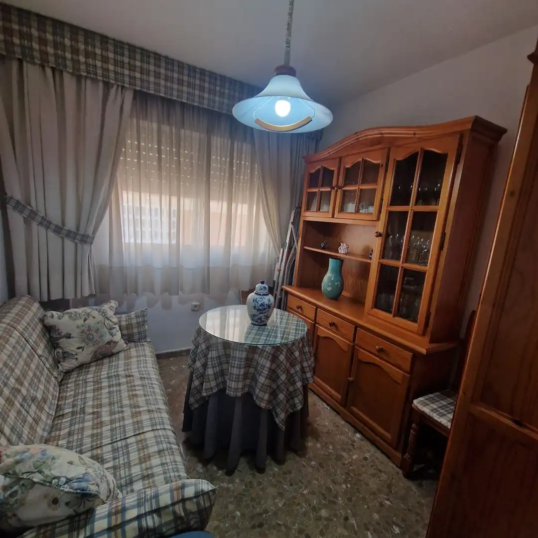 Sala de estar de Piso en venta en Málaga con Aire acondicionado y Terraza