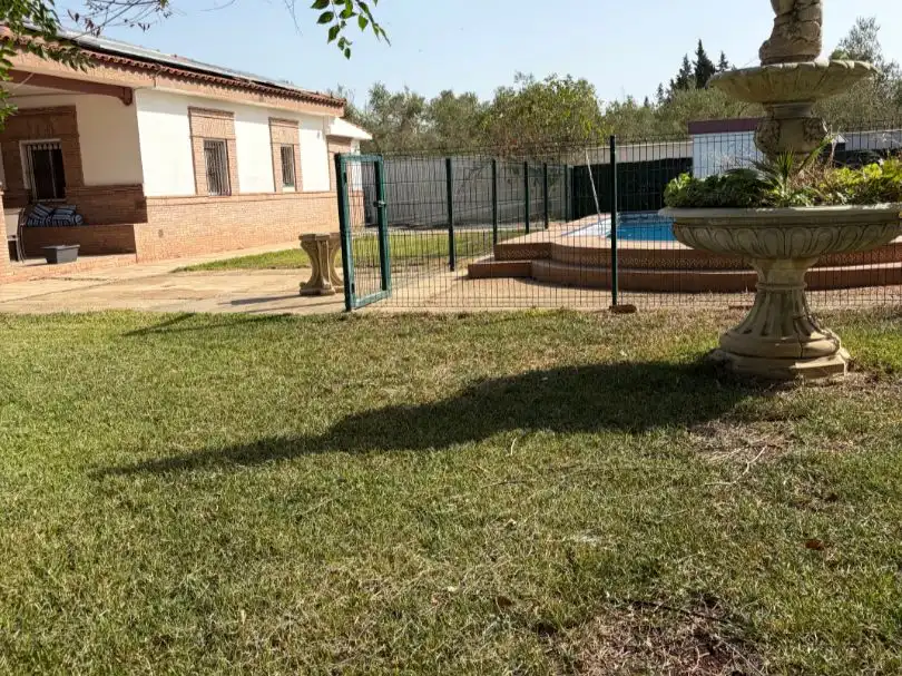 Jardí de Casa o xalet en venda en Carmona amb Aire condicionat, Jardí privat i Terrassa