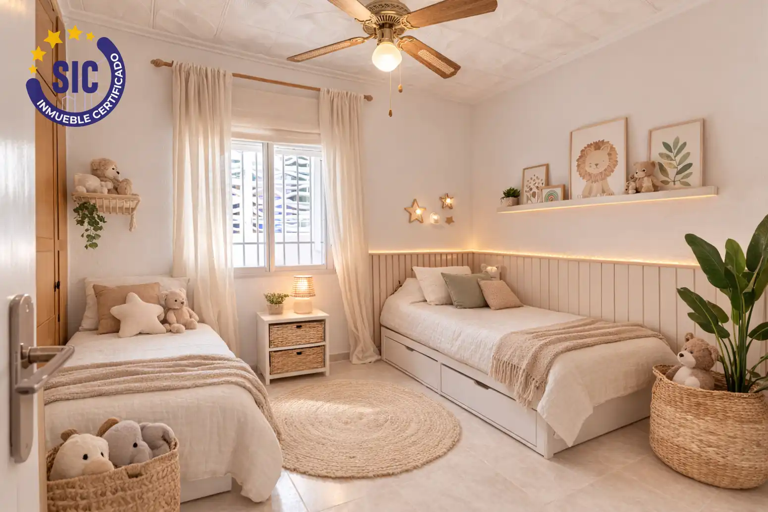 Bedroom of Houses for sale in L'Eliana  with Air Conditioner, Heating and Private garden