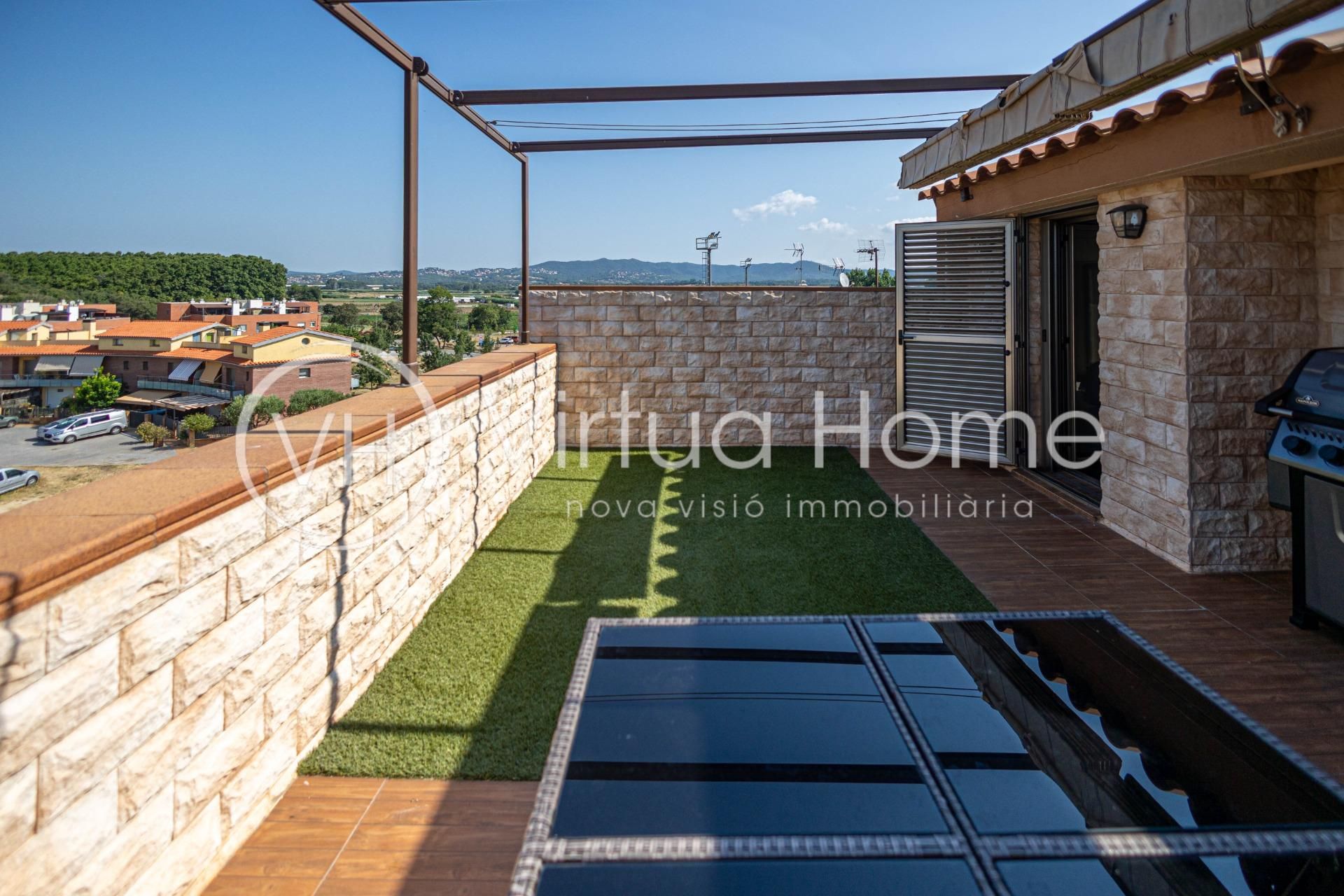 Terrace of Attic for sale in Palafolls  with Air Conditioner, Heating and Parquet flooring