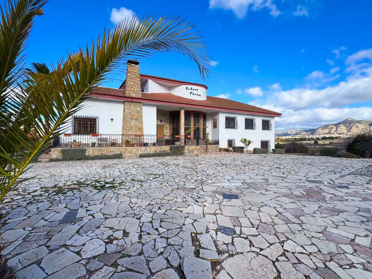 Vista exterior de Finca rústica en venda en Petrer amb Aire condicionat, Calefacció i Jardí privat