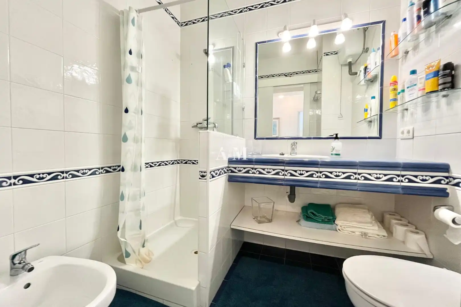 Badezimmer von Wohnung zur Miete in Orihuela mit Klimaanlage, Heizung und Terrasse