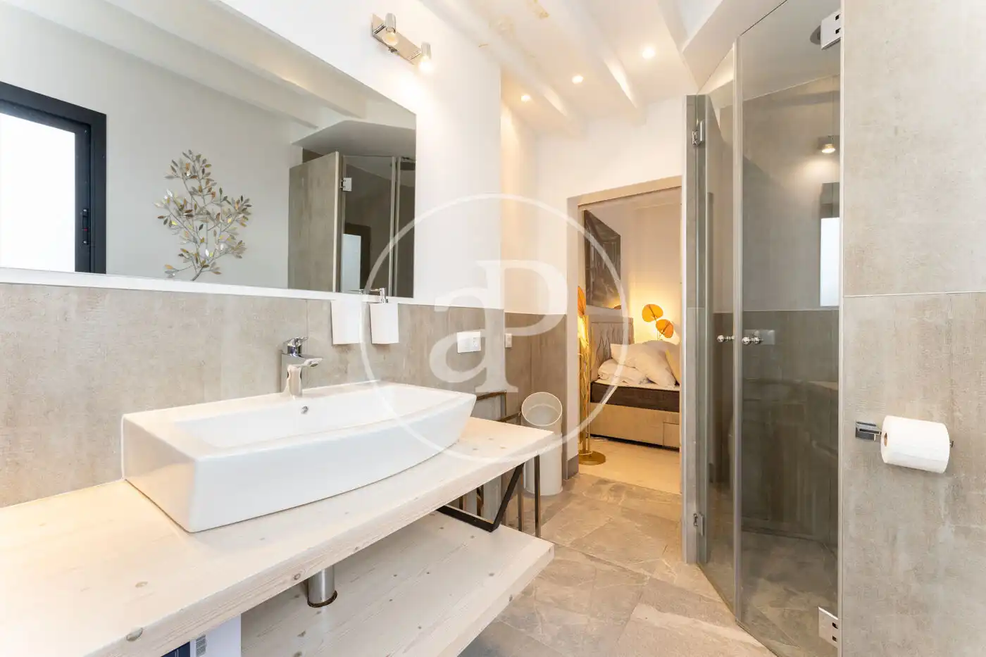 Badezimmer von Haus oder Chalet zum Verkauf in  Palma de Mallorca mit Klimaanlage, Heizung und Terrasse