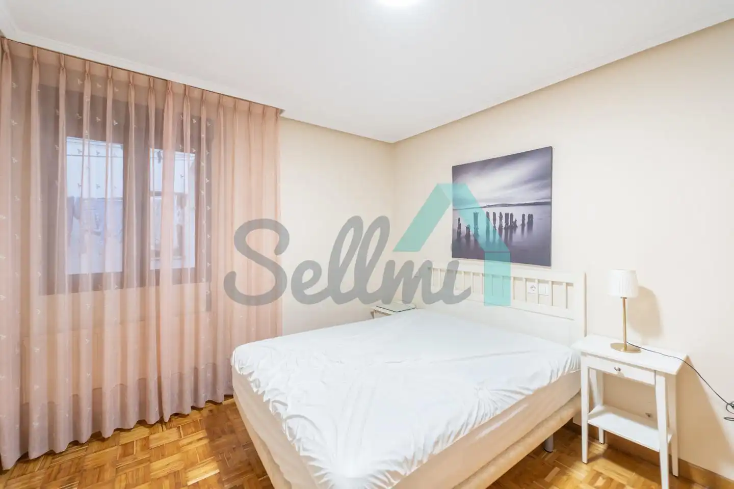 Schlafzimmer von Wohnung zur Miete in Parres mit Heizung, Parkett und Terrasse