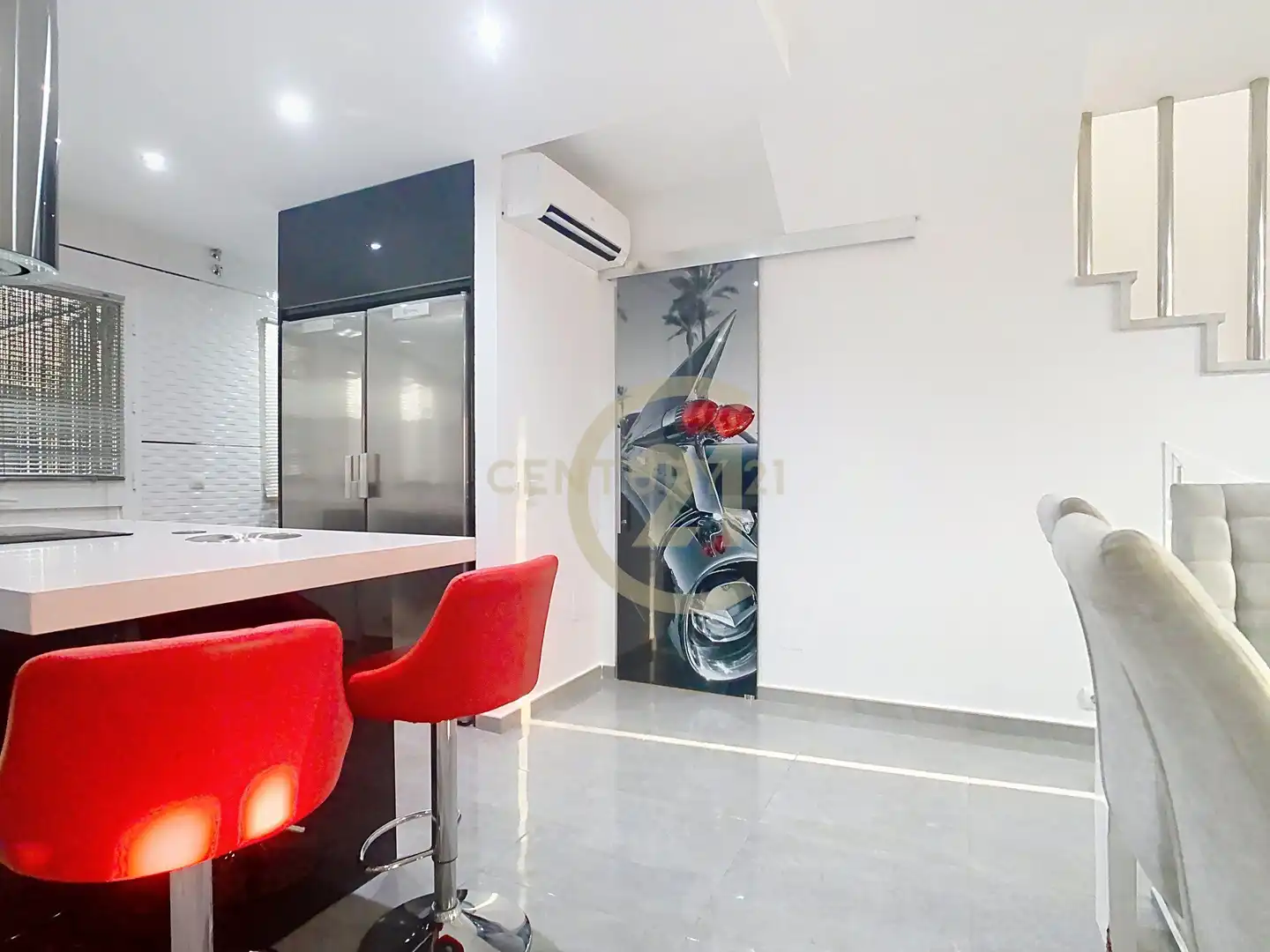 Cocina de Apartamento en venta en Álora con Aire acondicionado, Alarma y Piscina comunitaria