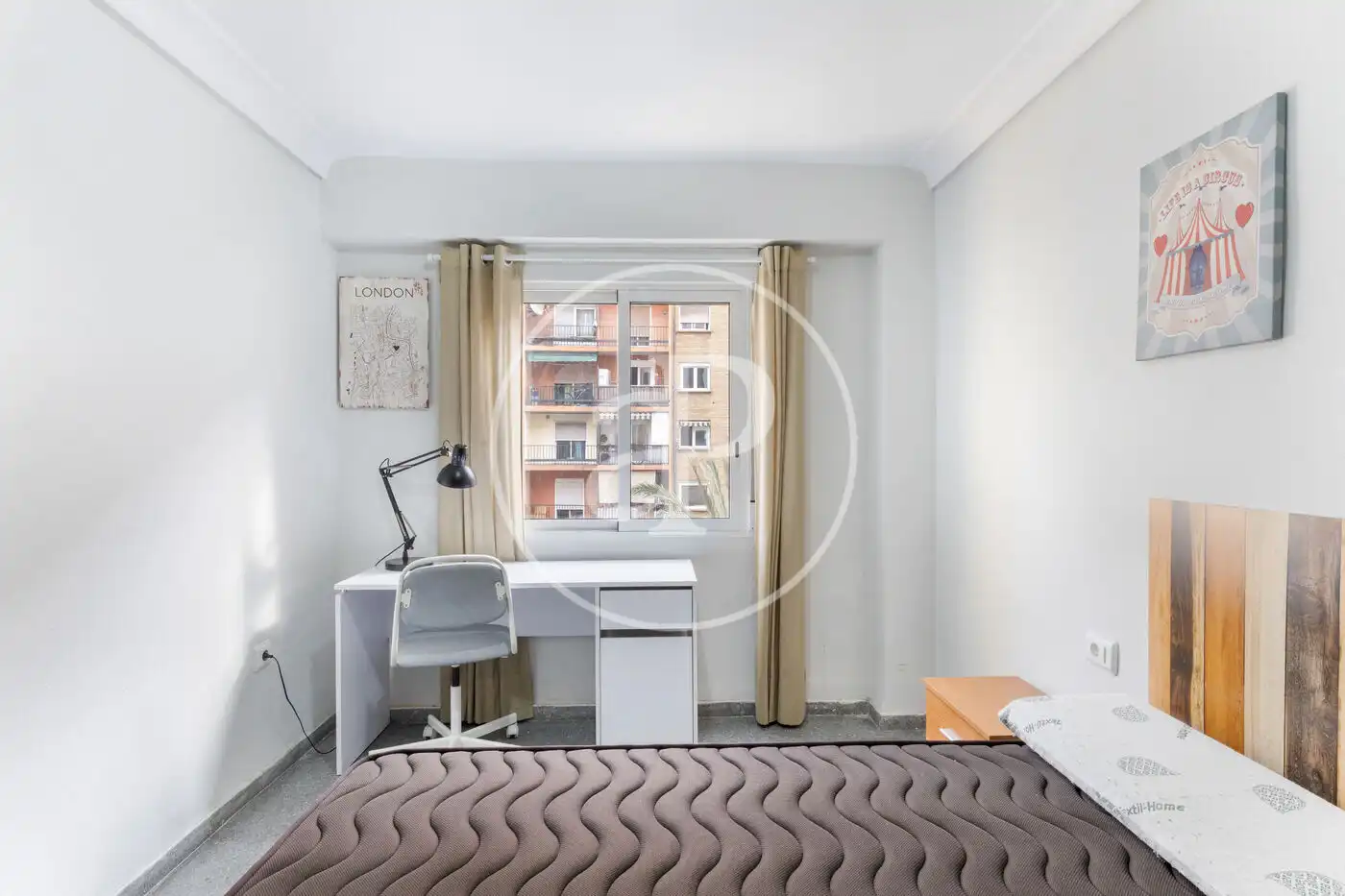 Habitación de Piso de alquiler en Valencia con Aire acondicionado, Calefacción y Terraza