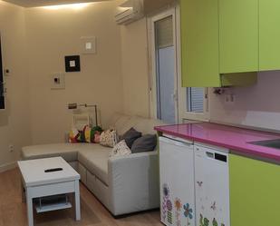 Sala d'estar de Apartament de lloguer en  Madrid Capital amb Aire condicionat