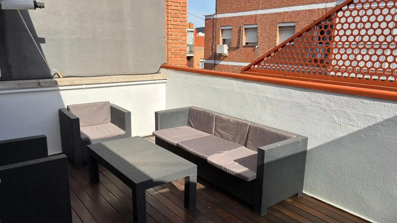 Terraza de Dúplex de alquiler en Madrid con Aire acondicionado, Calefacción y Terraza