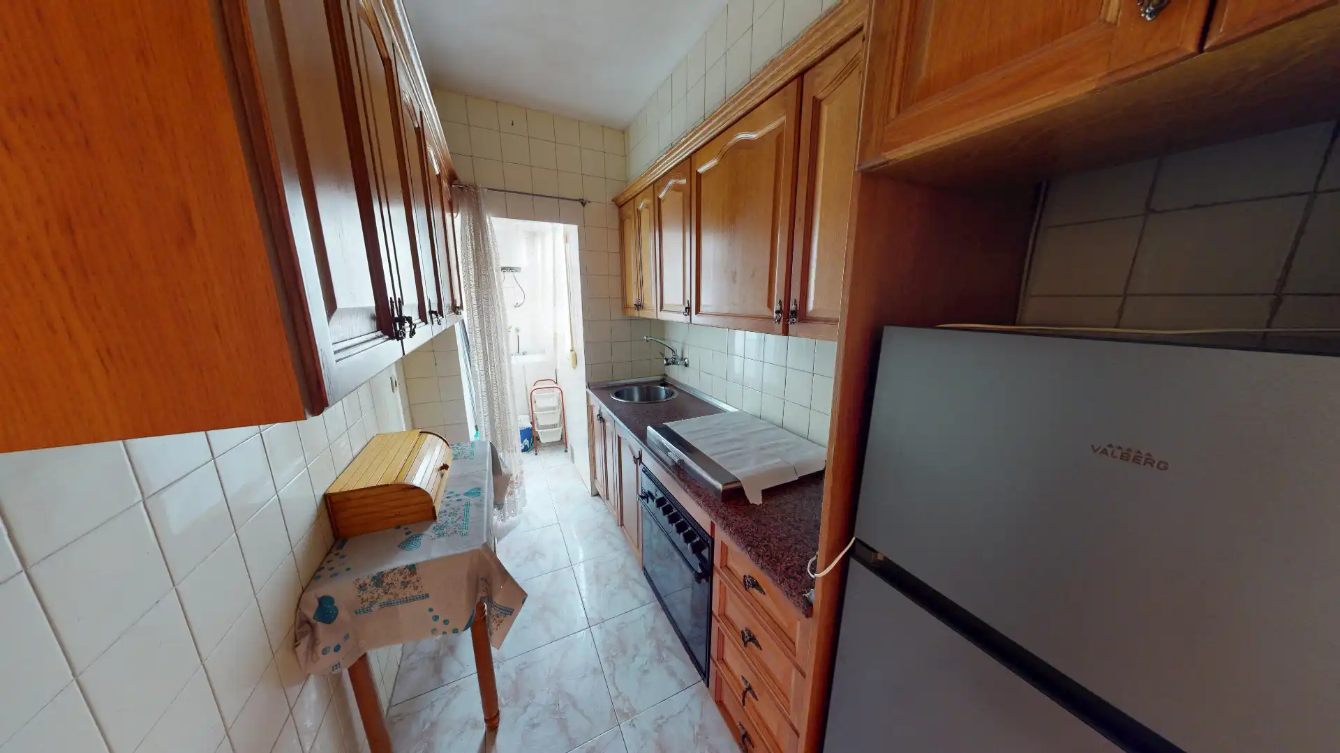 Küche von Wohnung zum Verkauf in Alicante / Alacant mit Balkon