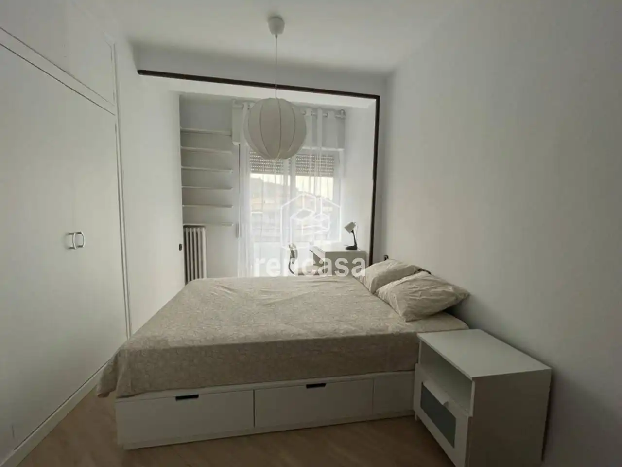 Schlafzimmer von Wohnung zur Miete in Lleida mit Klimaanlage, Heizung und Parkett