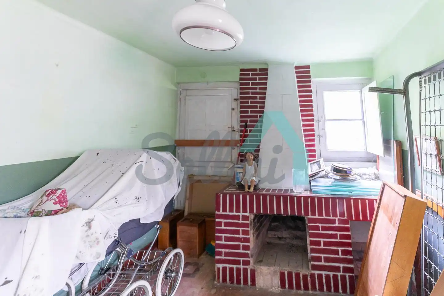 Cuina de Casa adosada en venda en Langreo amb Calefacció, Jardí privat i Parquet