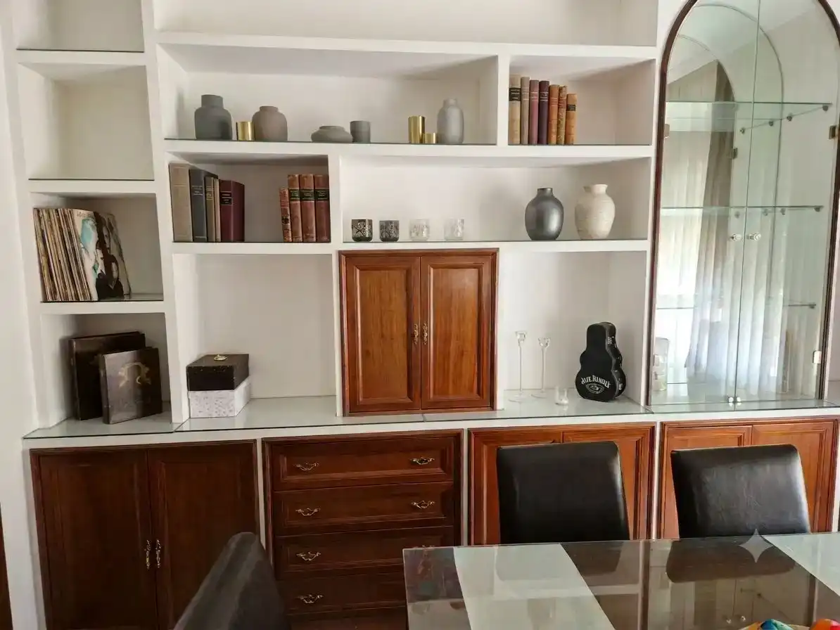 Sala de estar de Casa o chalet en venta en Mairena del Aljarafe con Aire acondicionado y Piscina