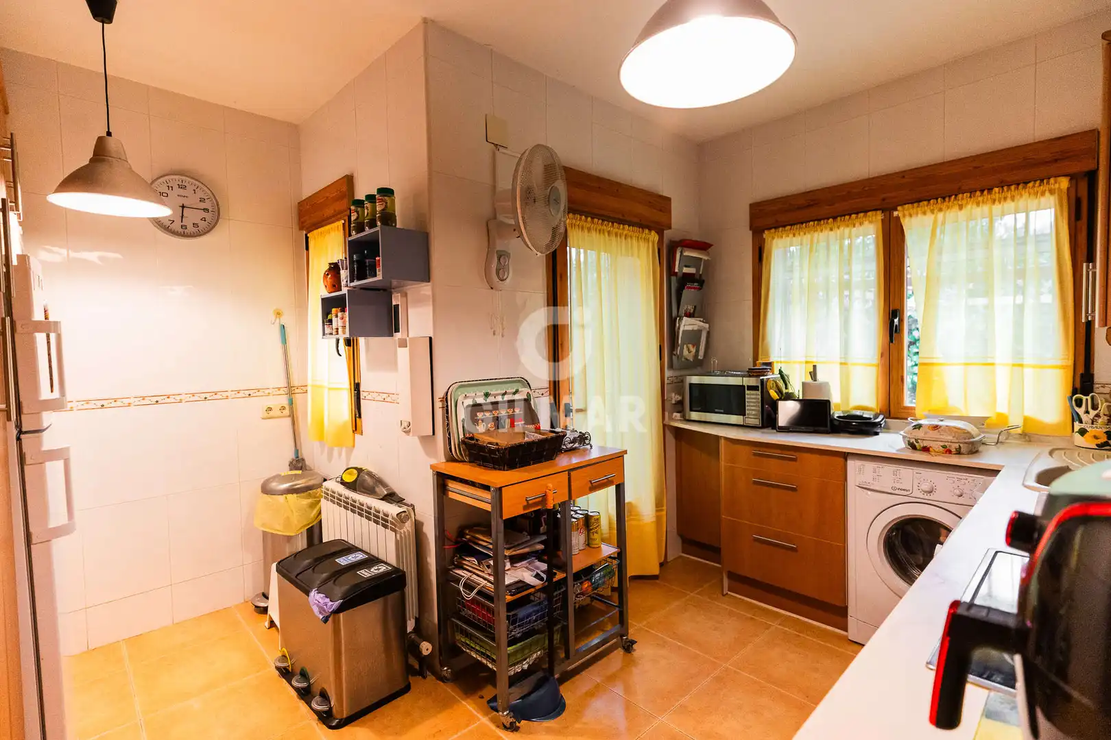 Cocina de Casa o chalet en venta en Hoyo de Manzanares con Calefacción, Jardín privado y Piscina