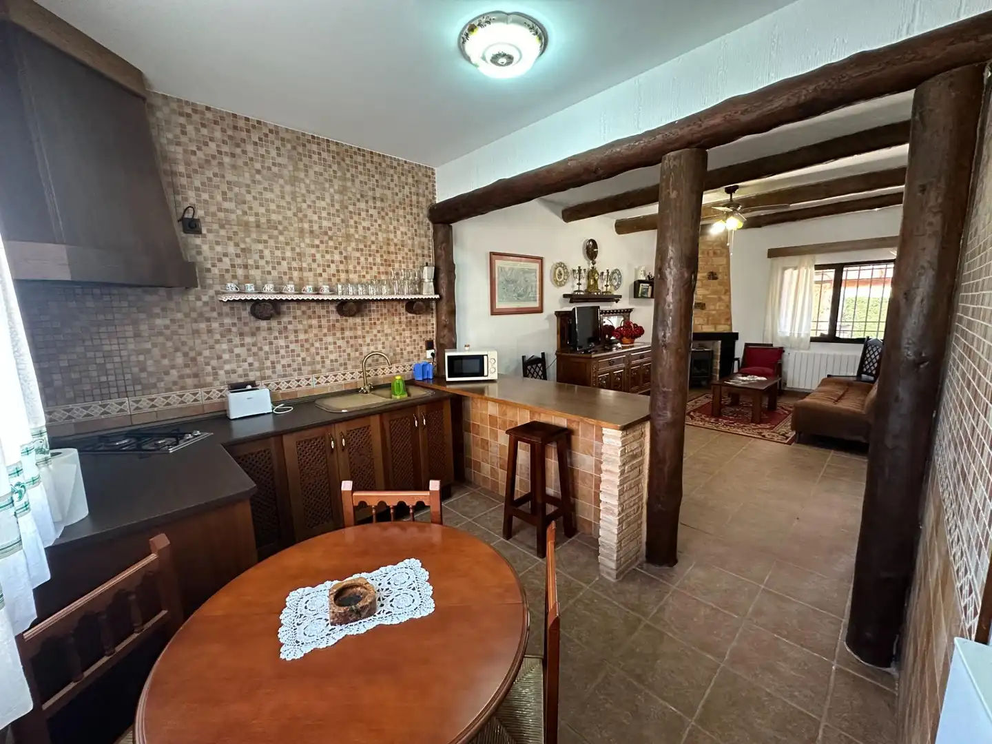 Kitchen of Houses for sale in Villar de Olalla  with Air Conditioner, Heating and Private garden