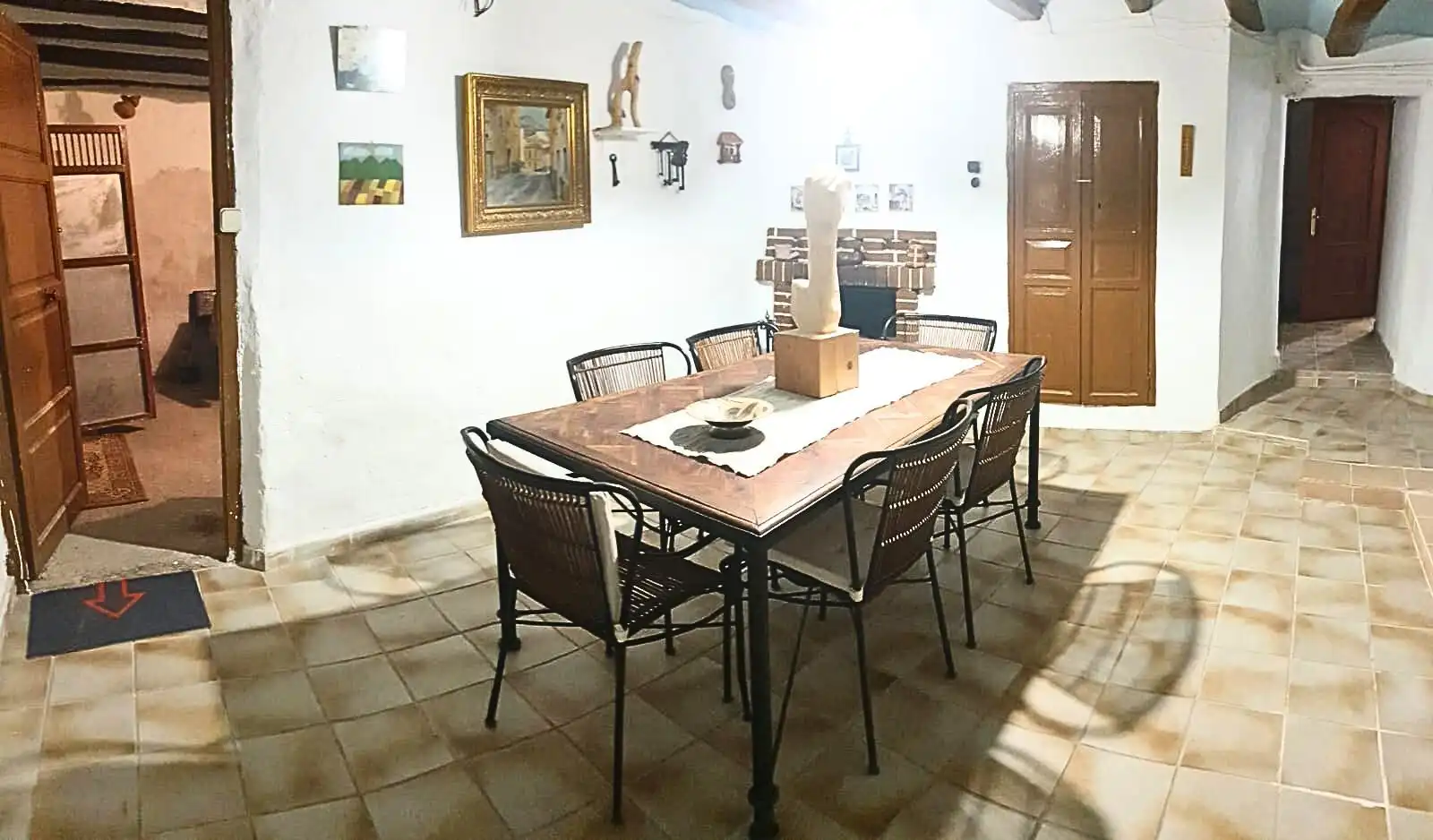 Esszimmer von Country house zum Verkauf in Atea mit Heizung, Terrasse und Abstellraum