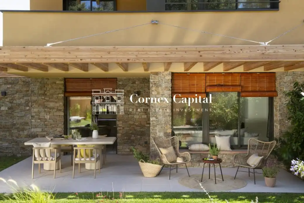 Terrace of Detached homes for rent in Regencós  with Air Conditioner, Heating and Private garden