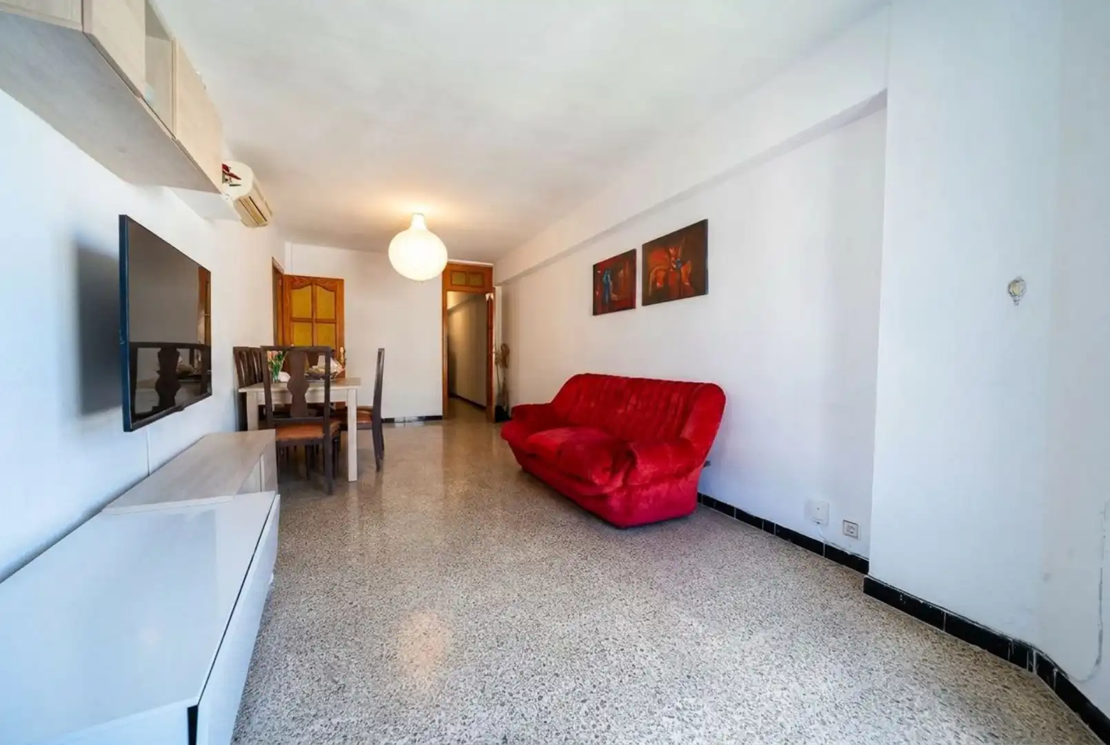 Living room of Flat for sale in  Palma de Mallorca  with Air Conditioner, Heating and Terrace