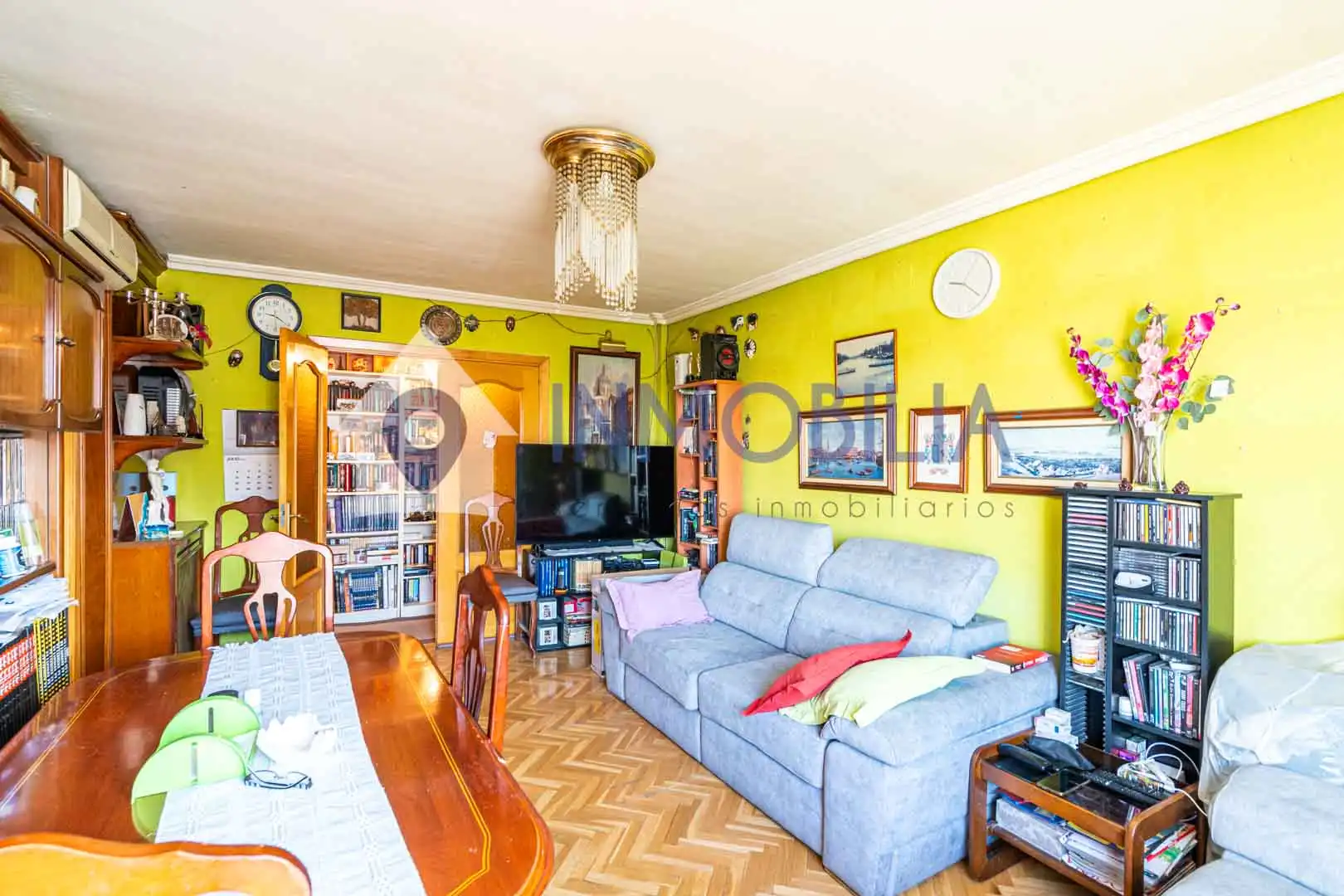Sala d'estar de Pis en venda en Madrid amb Aire condicionat, Calefacció i Terrassa